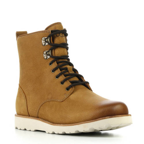 Ugg Hannen Veterboots Cognac ugg kopen in de aanbieding