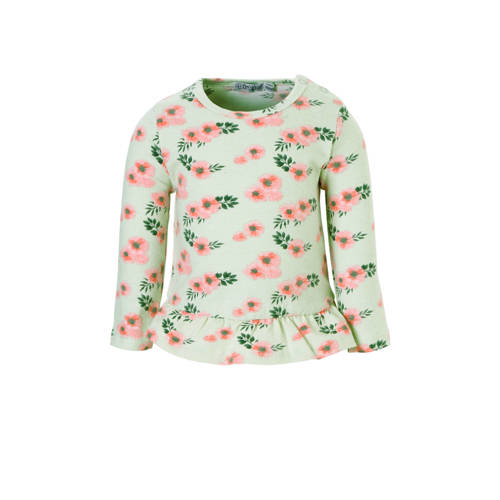 Dirkje Gebloemde Longsleeve Mint dirkje kopen in de aanbieding