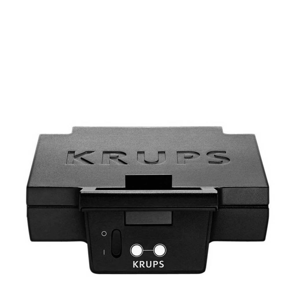 Krups FDK452 CroQue GRcic tosti-apparaat, Zwart