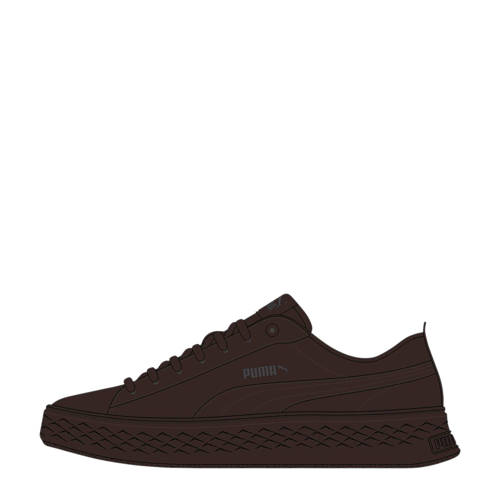 Puma Sneakers Smash Platform Zwart puma kopen in de aanbieding