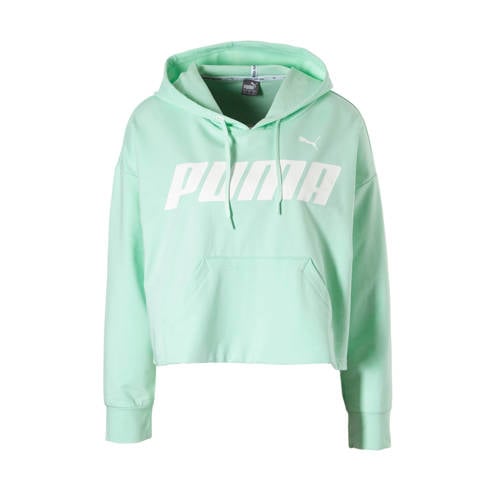 Puma Hoodie Mintgroen puma kopen in de aanbieding