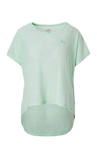 sport T-shirt mintgroen