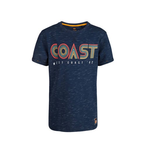 We Fashion T Shirt Met Tekst Blauw we fashion kopen in de aanbieding