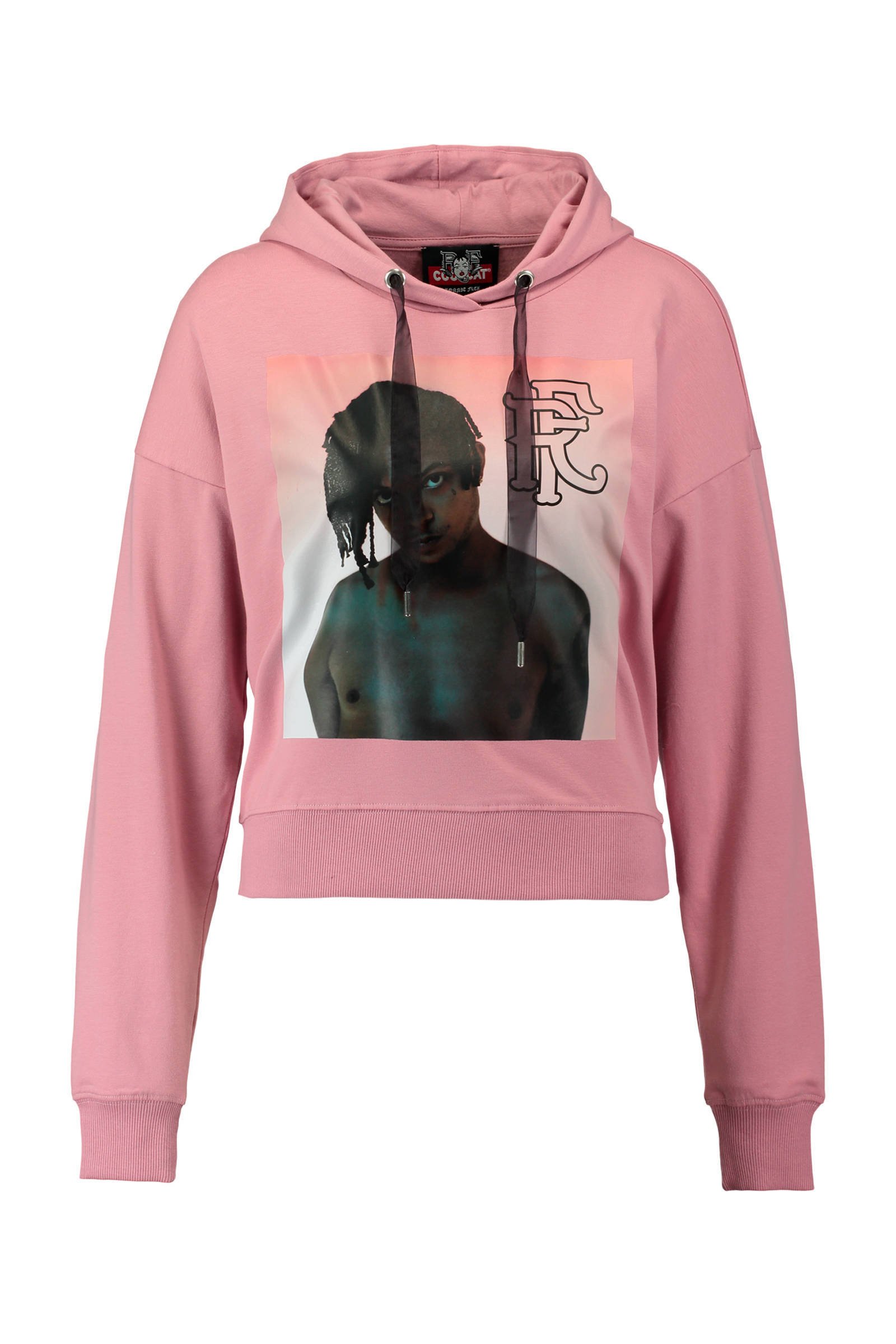 CoolCat Ronnie Flex hoodie roze | wehkamp CoolCat Ronnie Flex hoodie met print rood | wehkamp