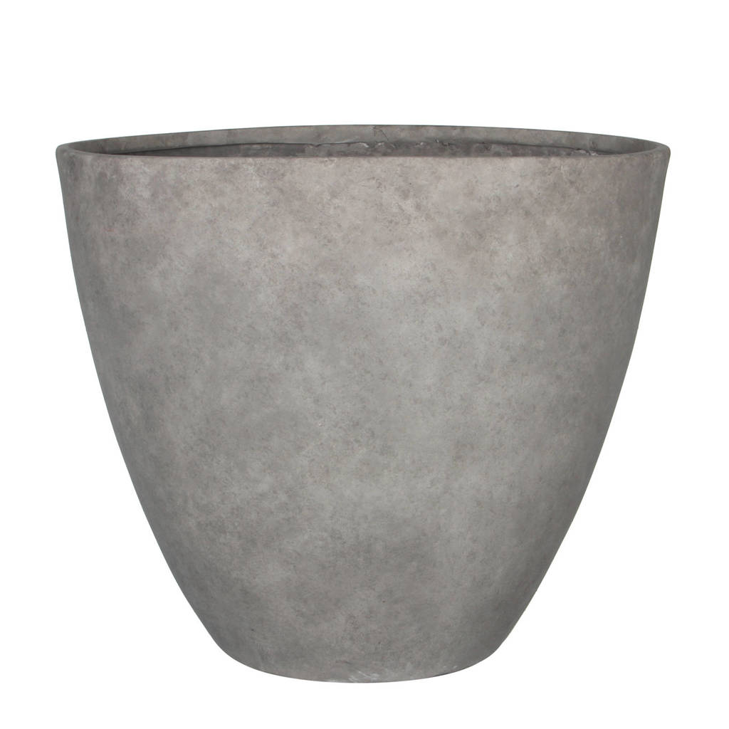 Mica bloempot Bravo (Ø37x 33 cm), Lichtgrijs