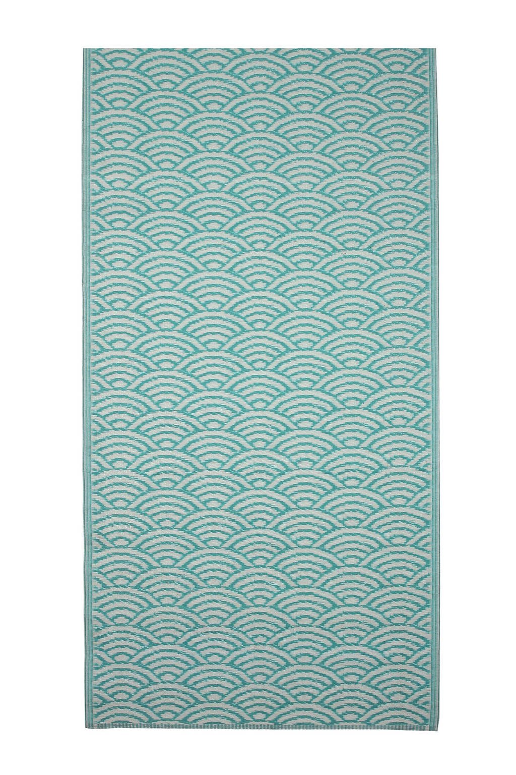 Mica Decorations vloerkleed (180x 90 cm), Turquoise