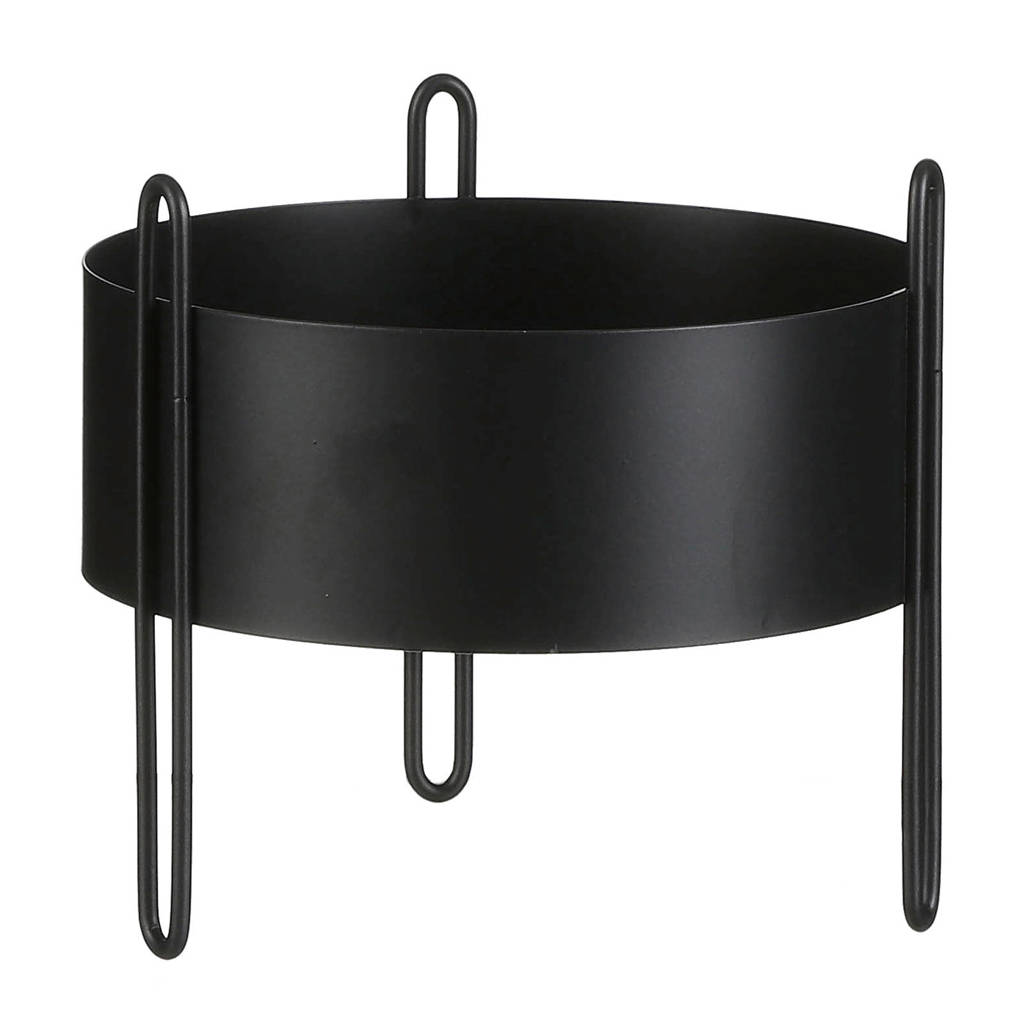 Mica planttafel Tinto (Ø14 cm), Zwart