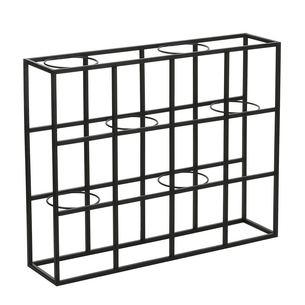 Mica Decorations pothouder Harlow (h52 cm), Zwart