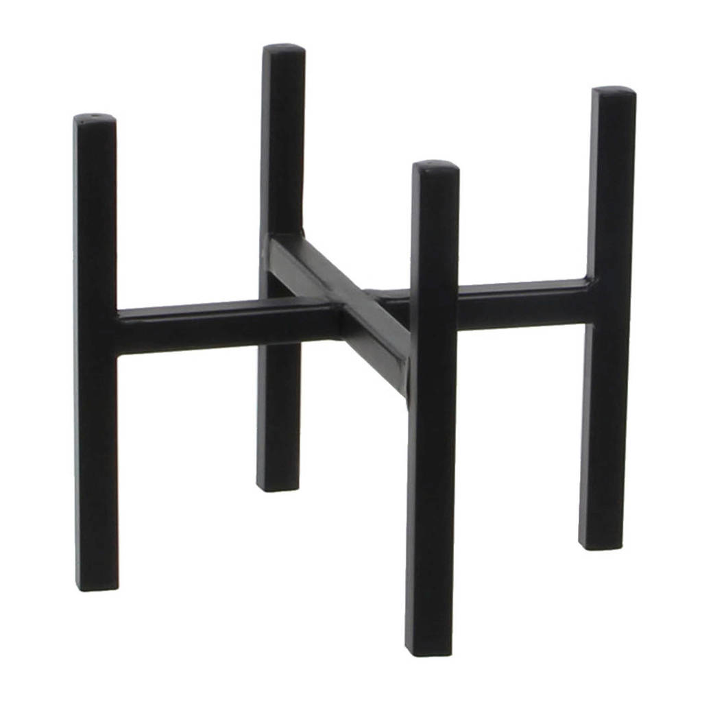 Mica plantenstandaard Ascot (h16 cm), Zwart