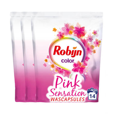 Robijn Pink Sensation Wasmiddel Kleur 42 Wasbeurten Duo Wascapsules robijn kopen in de aanbieding Robijn Pink Sensation Wasmiddel Kleur 42 Wasbeurten Duo Wascapsules robijn kopen in de aanbieding