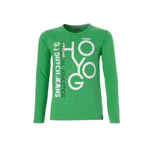 Dj Dutchjeans Longsleeve Met Tekstprint Groen dj dutchjeans kopen in de aanbieding Dj Dutchjeans Longsleeve Met Tekstprint Groen dj dutchjeans kopen in de aanbieding