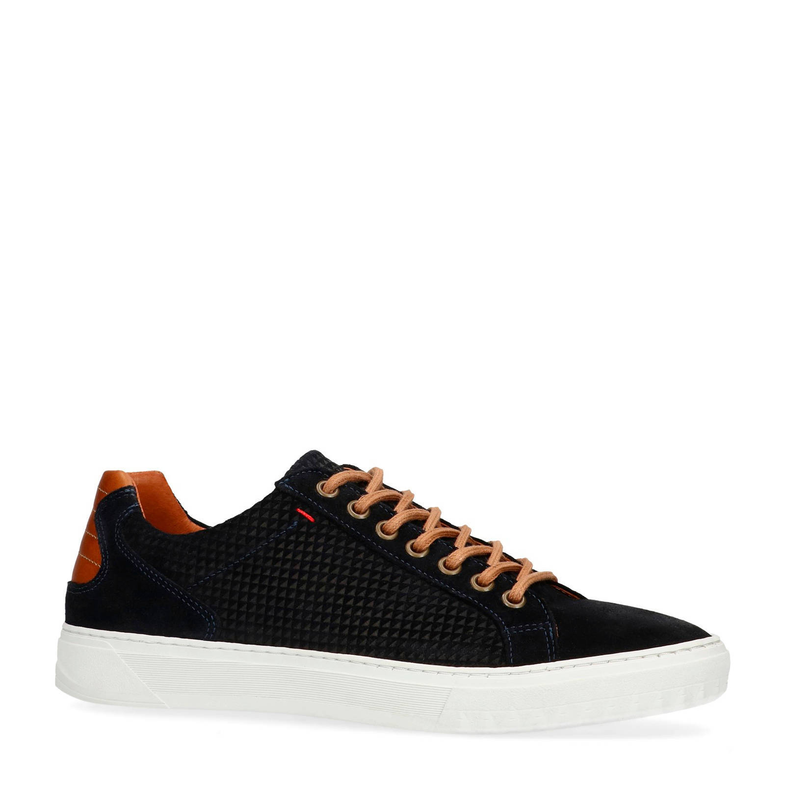 Manfield Suède Sneakers Blauw | Wehkamp