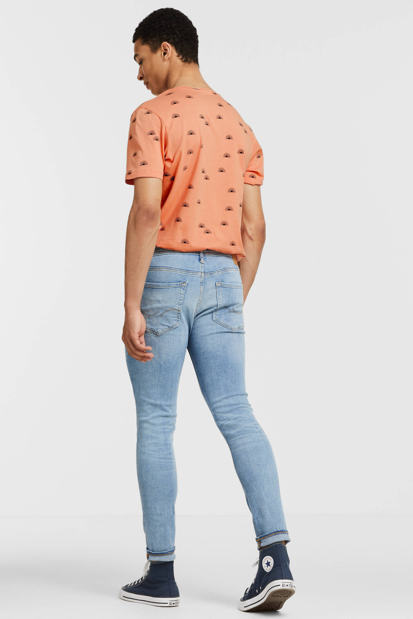 JACK \u0026 JONES JEANS INTELLIGENCE skinny jeans JJILIAM JJORIGINAL light denim  | wehkamp