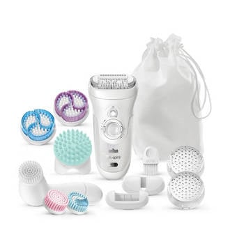 Silk-épil 9-969v SkinSpa Wet & Dry 4-in-1 epilator + gezichtsreinigingsborstel