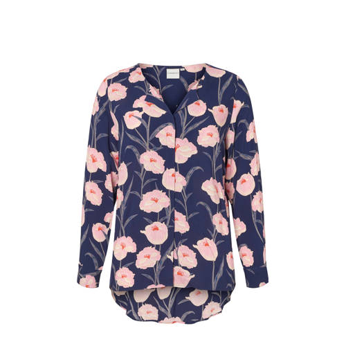 Junarose Top Met Bloemenprint junarose kopen in de aanbieding