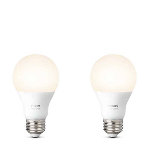 Philips Hue White E27 Duo Pack philips hue kopen in de aanbieding