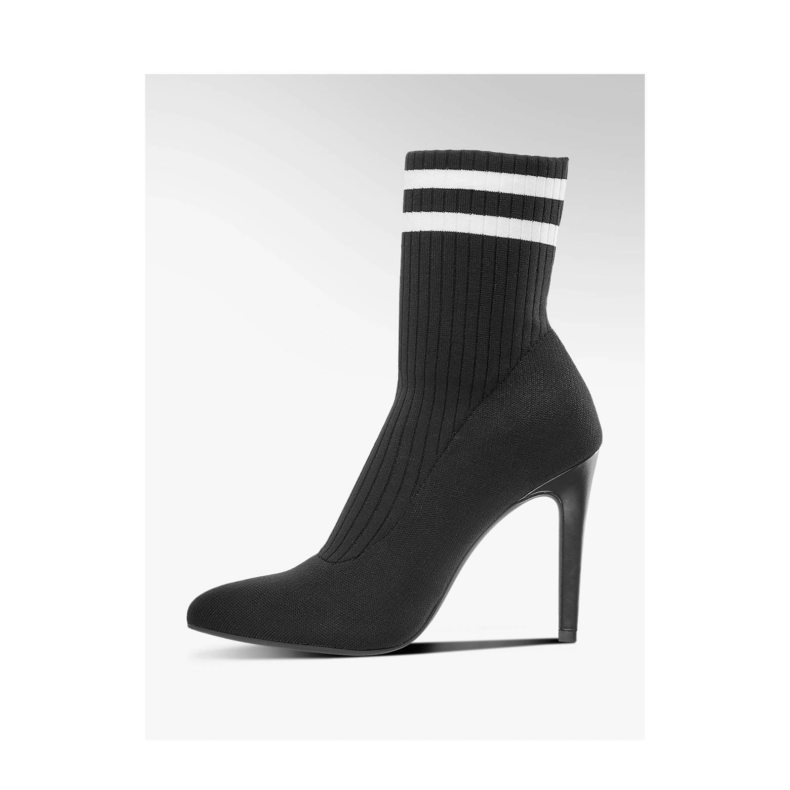 vanHaren Graceland sock boots zwart | wehkamp