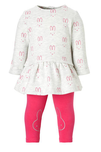 nijntje sweatjurk + legging grijs