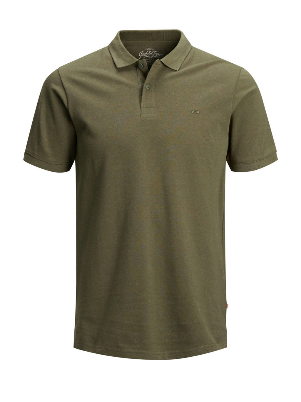 JACK & JONES JUNIOR polo kaki, Olijfgroen