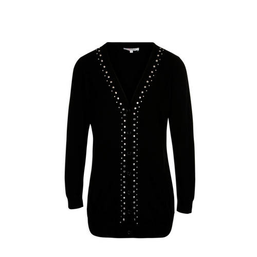 Morgan Vest Met Studs Zwart morgan kopen in de aanbieding