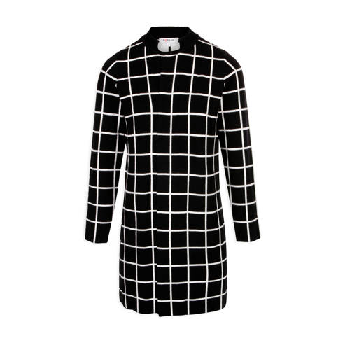 Morgan Geruit Vest Zwartwit morgan kopen in de aanbieding