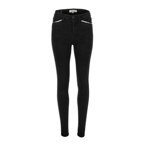 Morgan Slim Fit Broek Met Sierstenen Zwart morgan kopen in de aanbieding