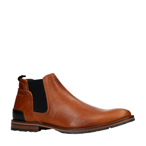 Sacha Leren Chelsea Boots Cognac sacha kopen in de aanbieding