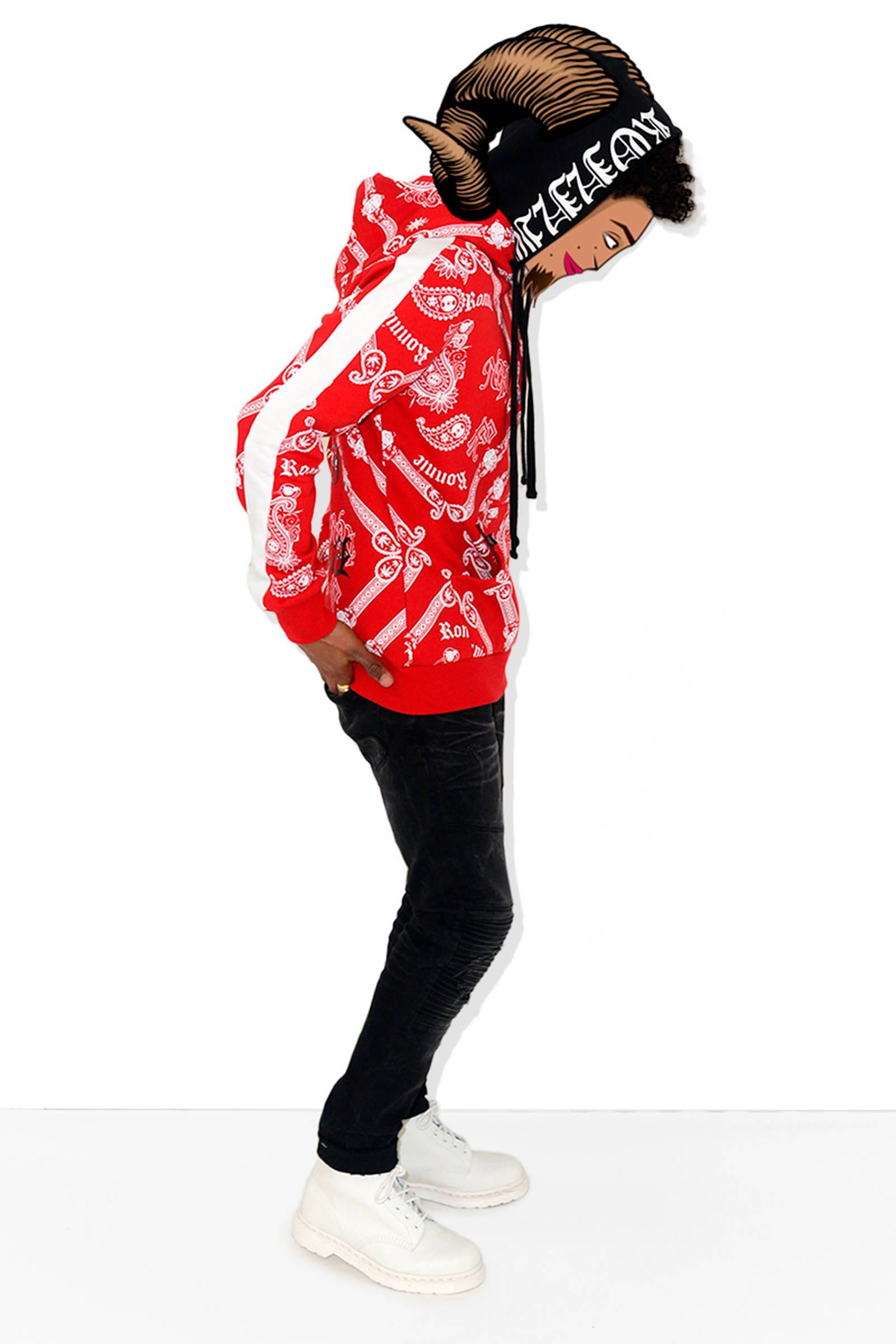 CoolCat Ronnie Flex hoodie met print rood | wehkamp CoolCat Ronnie Flex hoodie met print rood | wehkamp