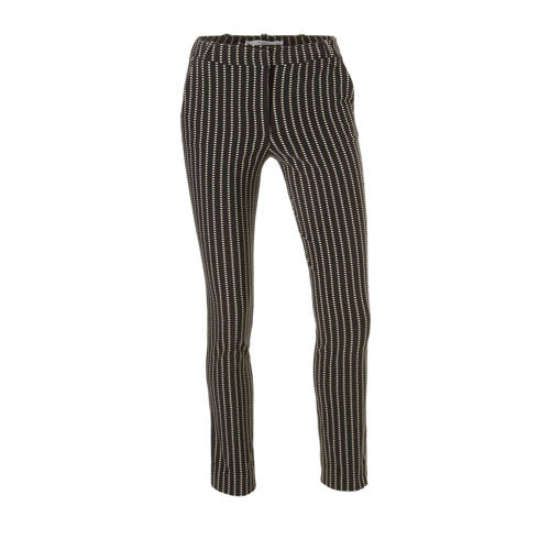 Mango Skinny Fit Pantalon Met All Over Print Zwart mango kopen in de aanbieding Mango Skinny Fit Pantalon Met All Over Print Zwart mango kopen in de aanbieding