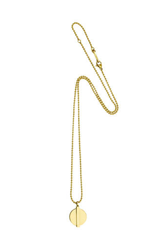 ketting Minimal Coin 14K gold plated