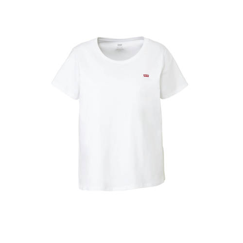 Levis Plus T Shirt Met Logo Wit levis kopen in de aanbieding Levis Plus T Shirt Met Logo Wit levis kopen in de aanbieding