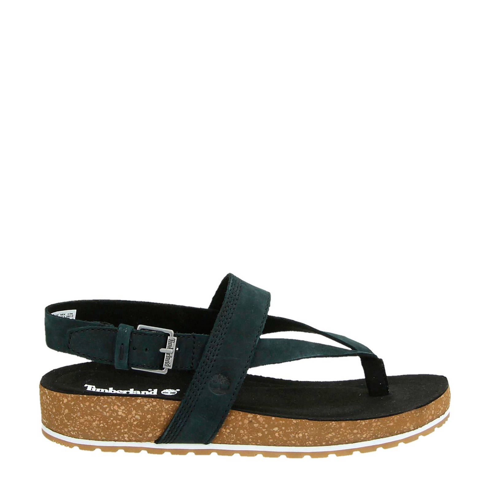 Timberland Malibu Waves nubuck sandalen zwart | wehkamp