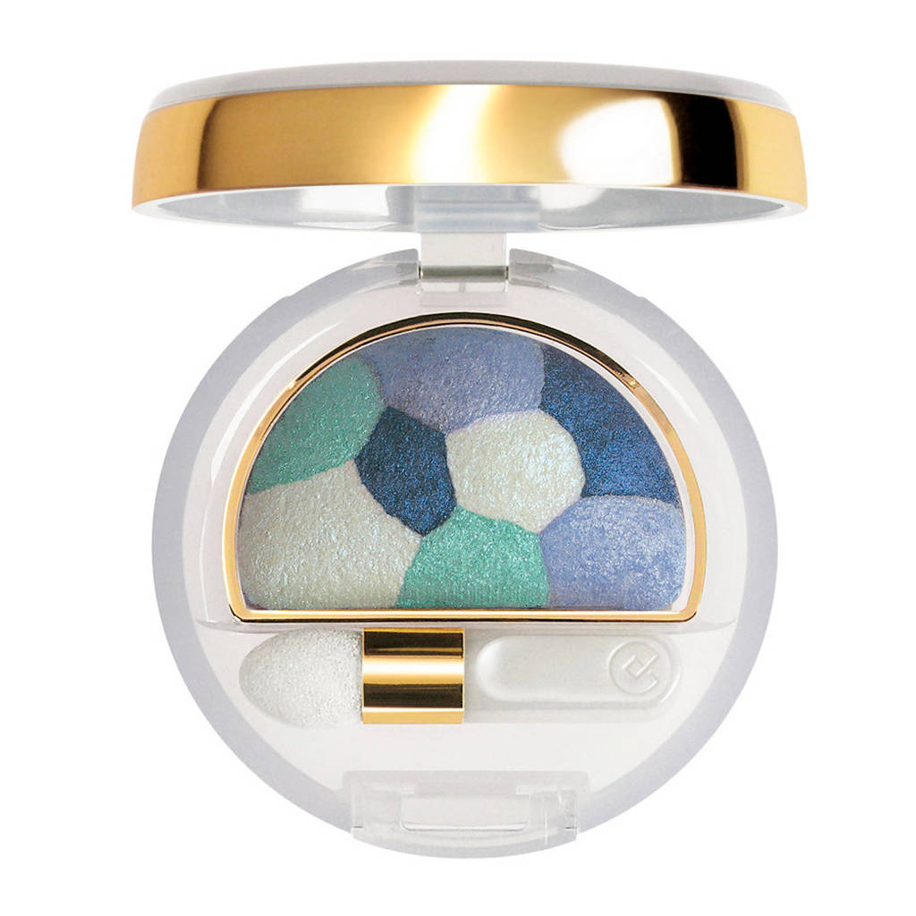 Collistar Double Effect Wet & Dry oogschaduw - 17 Sky Blue Patchwork