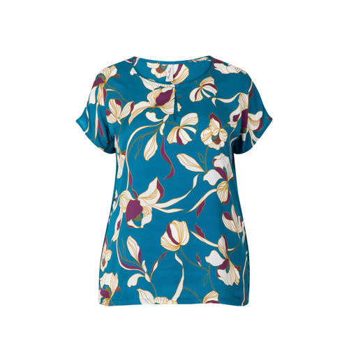 Miss Etam Plus Gebloemde Top miss etam kopen in de aanbieding