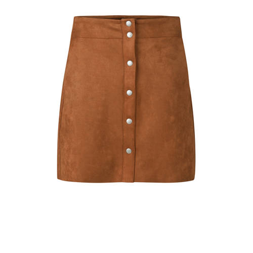 We Fashion Imitatie Suede A Lijn Rok we fashion kopen in de aanbieding