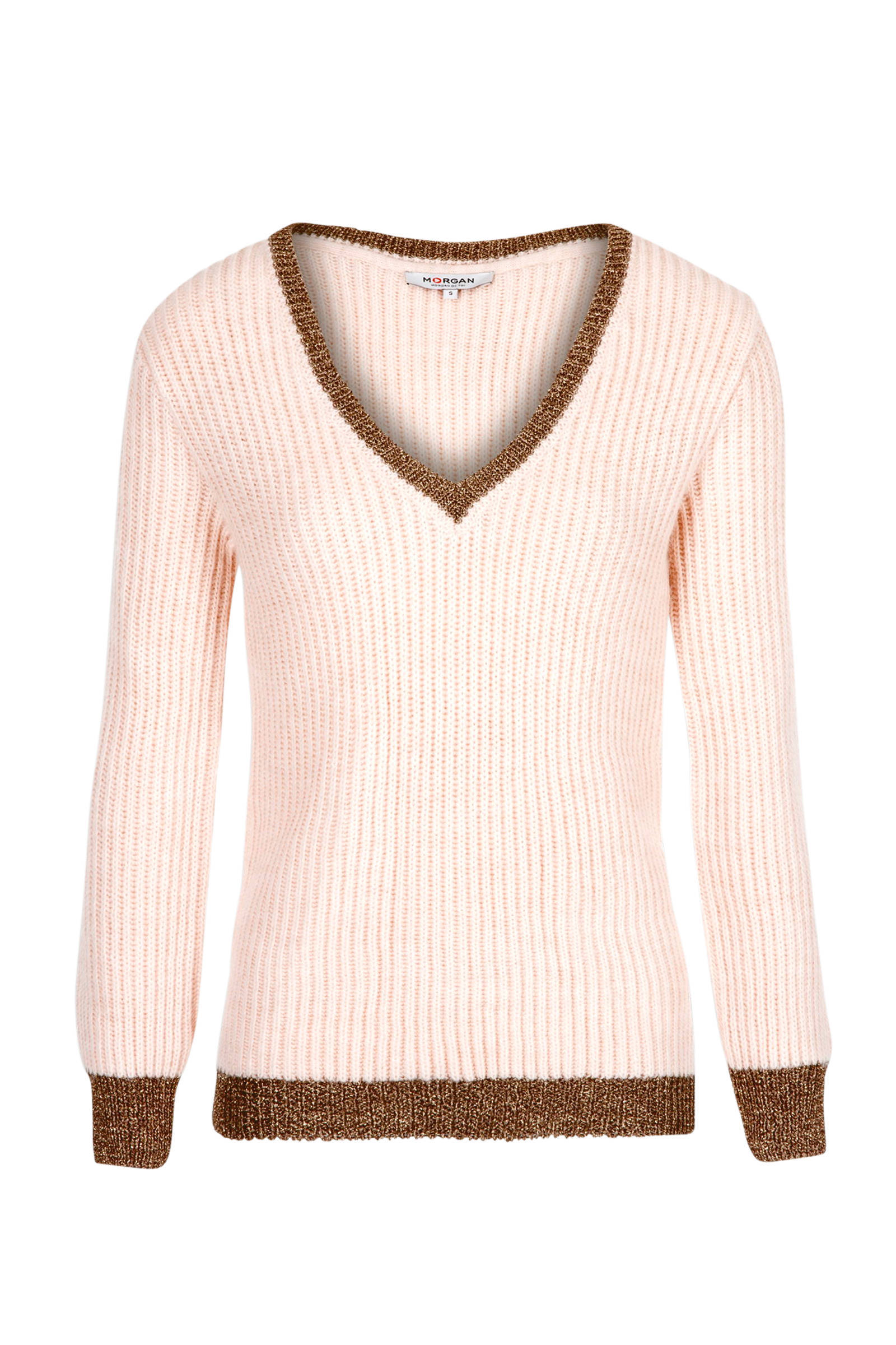 Morgan trui met v hals roze | wehkamp Morgan trui v hals Dames Truien & Vesten | KLEDING.nl