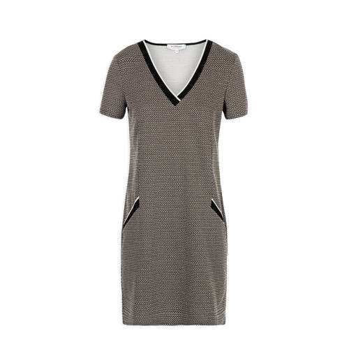 Morgan Jurk Met V Hals Zwart morgan kopen in de aanbieding