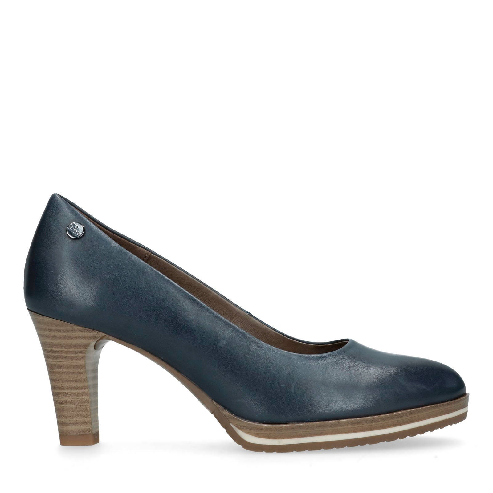 No Stress leren pumps blauw | wehkamp