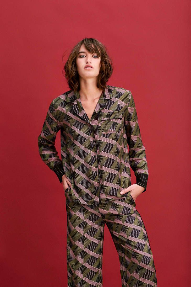 CKS blouse Nicky CKS Nicky kaki blouse CKS kaki 8vwqZg58