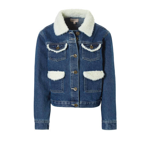Kidsonly Spijkerjas Met Afwerking Van Imitatiebont only kopen in de aanbieding