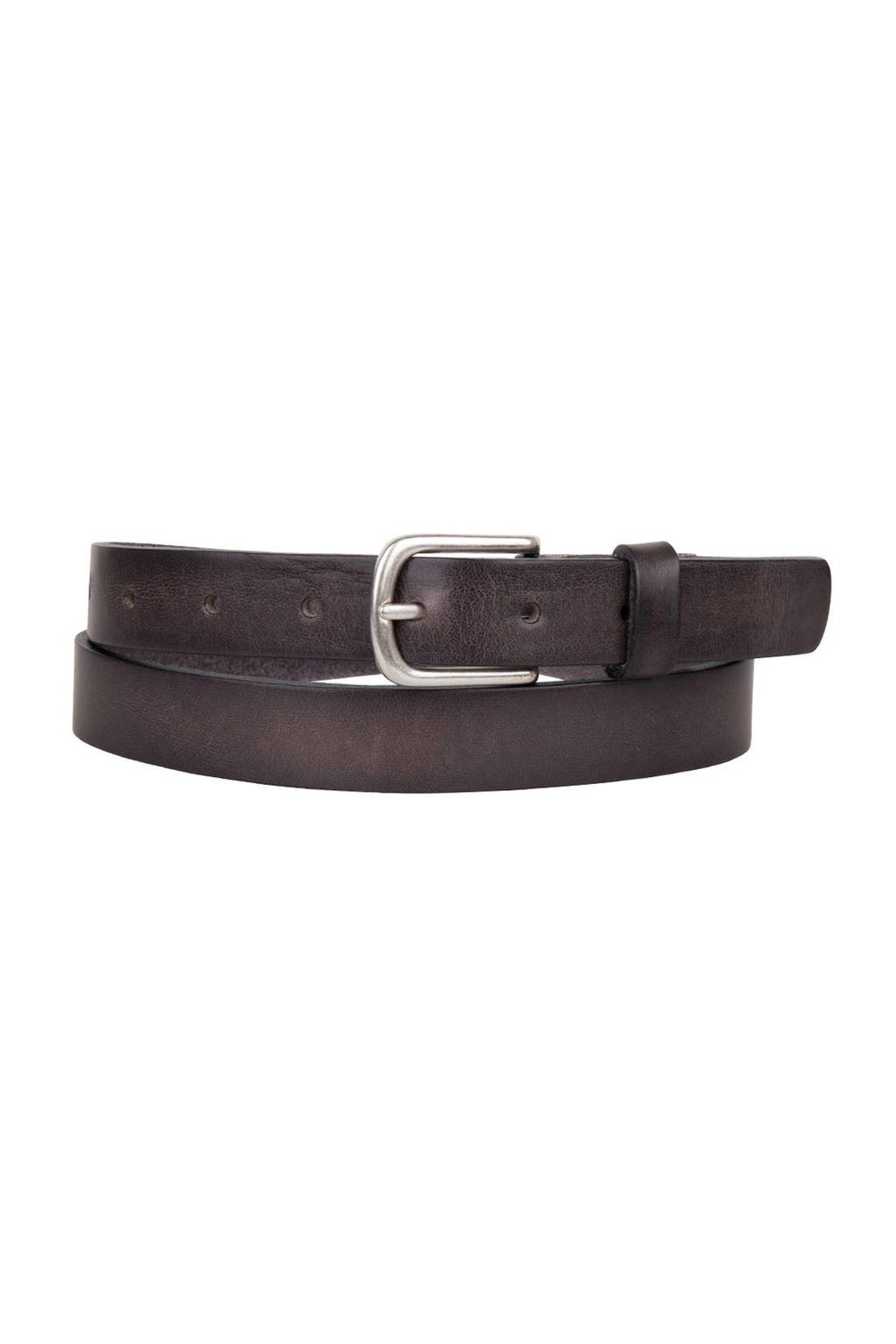 Cowboysbag Cowboysbelt leren riem 259133 antraciet, Antraciet