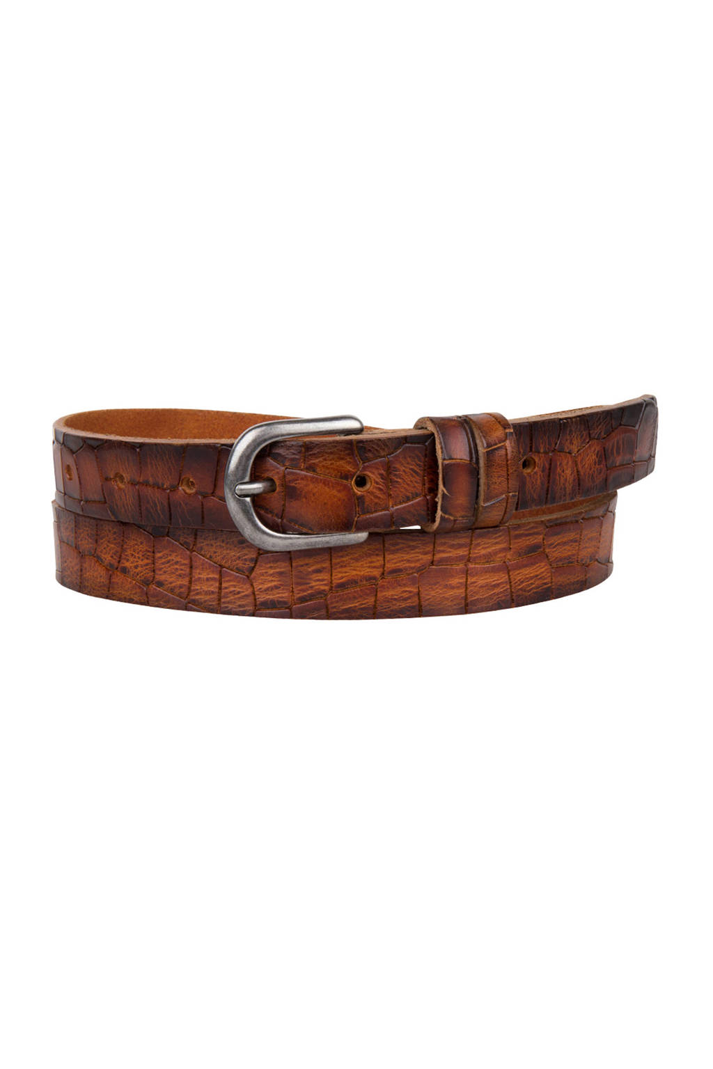 Cowboysbag Cowboysbelt leren riem 259131, Cognac