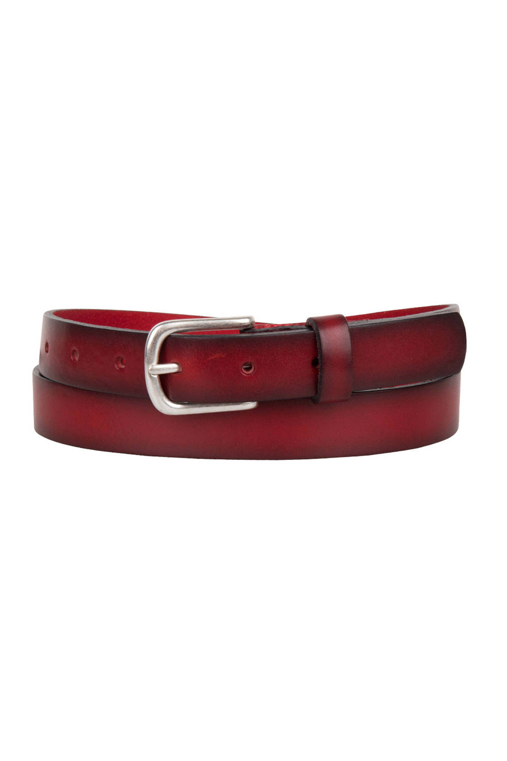 Cowboysbag Cowboysbelt leren riem 259133, Rood
