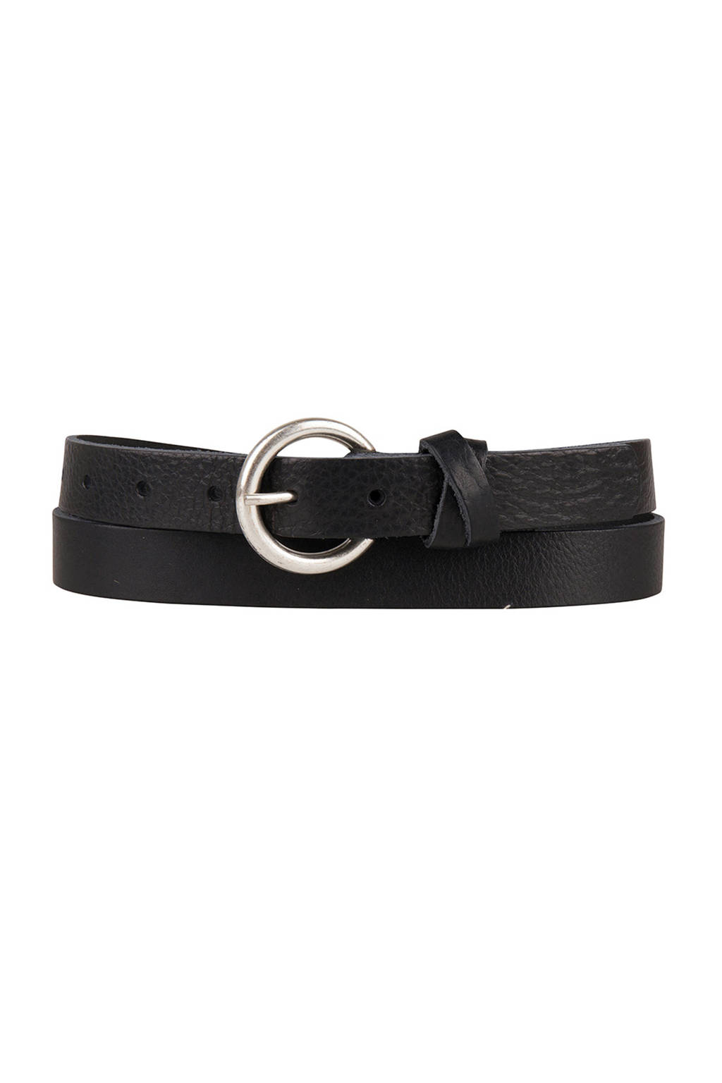Cowboysbag Cowboysbelt leren riem 259132 zwart, Zwart