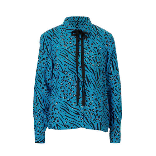 Only Blouse Met All Over Print En Strik Detail only kopen in de aanbieding