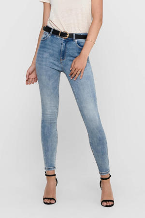 high waist skinny jeans ONLMILA light blue denim