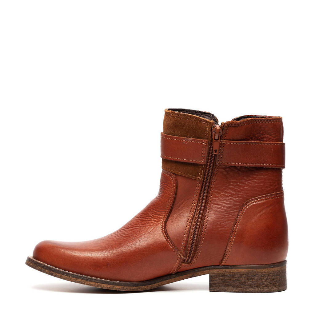 Enkellaarzen Twoday Scapino Leren Cognac Scapino Twoday TZwIxZ