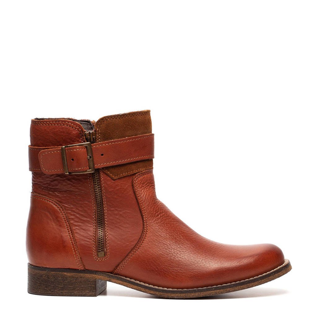 Enkellaarzen Twoday Scapino Leren Cognac Scapino Twoday TZwIxZ
