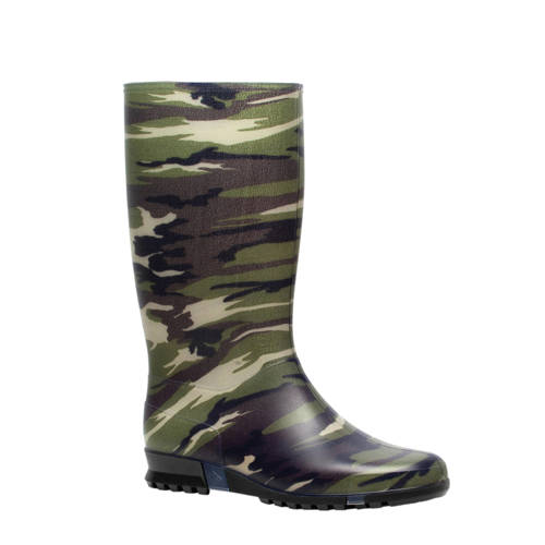 Scapino Dunlop Regenlaars Met Camouflageprint Groen scapino kopen in de aanbieding