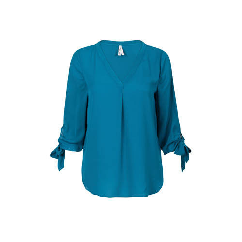 Miss Etam Regulier Top Blauw miss etam kopen in de aanbieding